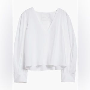 Maria McManus - Cocoon Sleeve Organic Cotton Poplin Top